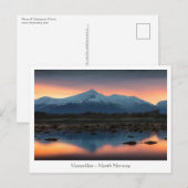 Vesteralen Norway Sunrise Briefkaart (Voorkant / Achterkant)