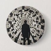 Vestibulaire migraine Vertigo menière duizelig af Ronde Button 7,6 Cm (Voorkant)