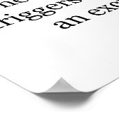 Vestibulo Oculair reflex VOR Oogbeweging stabilise Poster (Hoek)