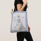 Vestido Floral Azul Tote Bag (Dichtbij)