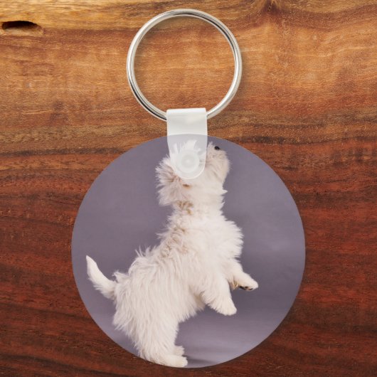 Vestie puppy sleutelhanger (Achterkant)