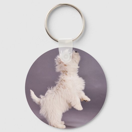 Vestie puppy sleutelhanger (Achterkant)