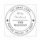 Vestief feestdag met feestdag met prettige feestda rubberstempel (Afrduk)