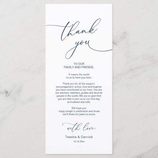 Vestiging van de woonplaats van het huwelijk Harte Programmakaart (Voorkant)