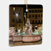 Vestiging van Neptune in de Navona van Piazza - Ro Keramisch Ornament (Rechts)