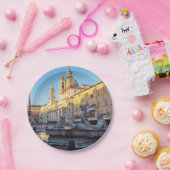 Vestiging van Neptune in de Navona van Piazza - Ro Papieren Bordje (Feest)