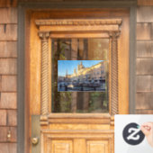 Vestiging van Neptune in de Navona van Piazza - Ro Raamsticker (Huis Deur)