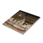 Vestiging van Neptune in de Navona van Piazza - Ro Tegeltje (Zijkant)