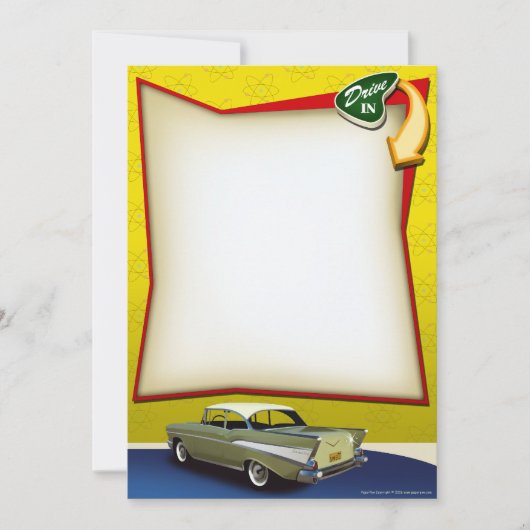 Vestigingen hot-roudesysteem in feestuitnodigingen kaart (Voorkant)