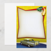 Vestigingen hot-roudesysteem in feestuitnodigingen kaart (Voorkant / Achterkant)