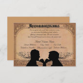 Vestigingsceremonie - Aangepaste accommodatiekaart Kaart (Voorkant / Achterkant)