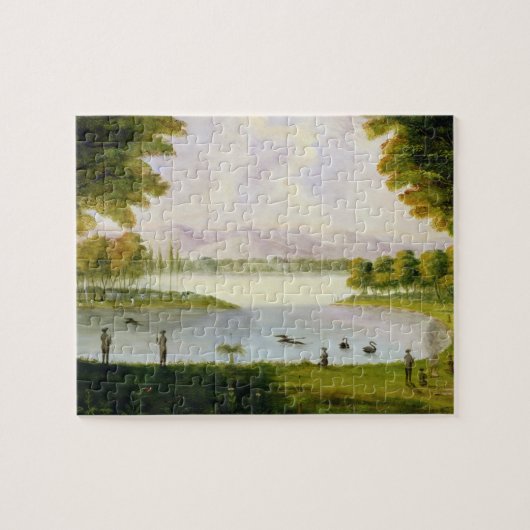 Vestigingskamp van de "Naval Survey Expedition" op Legpuzzel (Horizontaal)