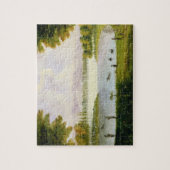 Vestigingskamp van de "Naval Survey Expedition" op Legpuzzel (Verticaal)