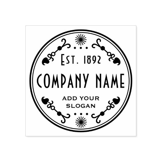 Vestigingsnaam bedrijf - Bedrijf/Onderneming Rubberstempel (Afrduk)