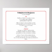 Vesting Prayers for Altar Servers (Alb) Poster (Voorkant)