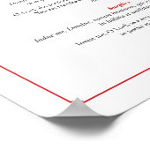 Vesting Prayers for Altar Servers (Cassock) Poster (Hoek)