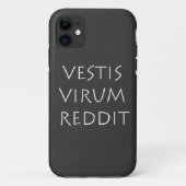 Vestis virum reddit Case-Mate iPhone case (Achterkant)