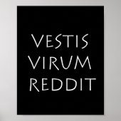 Vestis virum reddit poster (Voorkant)