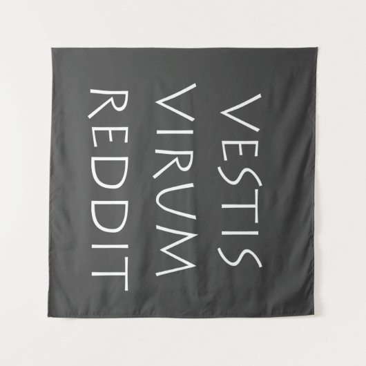 Vestis virum reddit wandkleed (Voorkant (horizontaal))