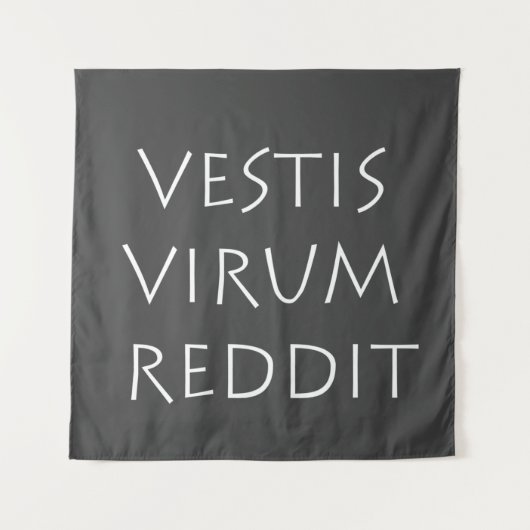 Vestis virum reddit wandkleed (Voorkant)