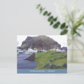 Vestmannaeyjar, IJsland briefkaart (Staand voorkant)