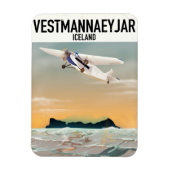 Vestmannaeyjar IJsland reisposter. Magneet (Verticaal)