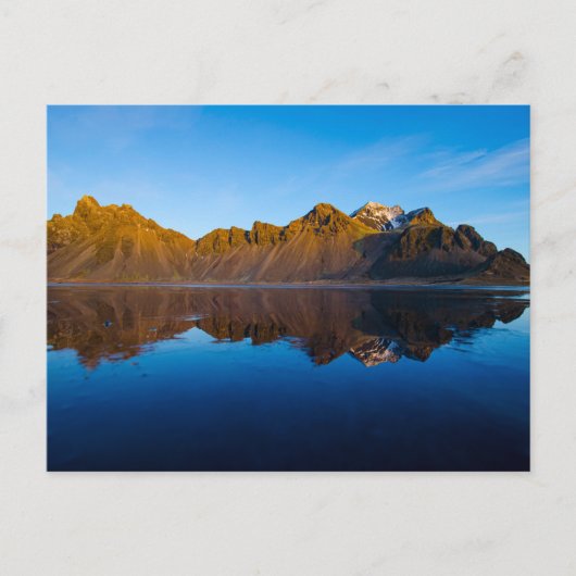 Vestrahorn Berg IJsland Briefkaart (Voorkant)
