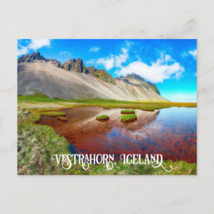 Vestrahorngebergte, IJsland Briefkaart