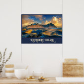 Vestrahorngebergte, IJsland Poster (Keuken)