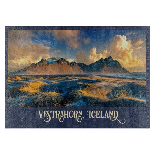Vestrahorngebergte, IJsland Snijplank (Voorkant)