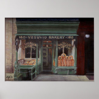 Vesuvio Bakery NYC Poster