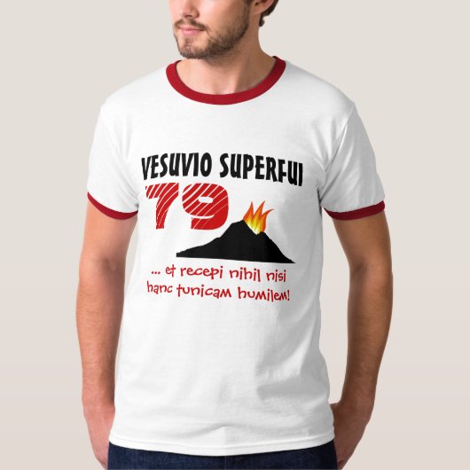 Vesuvio superfui (79) t-shirt (Voorkant)