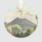 Vesuvius Active Volcano 1832 Napels Italië Ornament (achterkant)