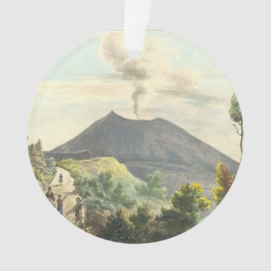 Vesuvius Active Volcano 1832 Napels Italië Ornament (voorkant)