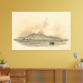 Vesuvius Canvas Afdruk (Insitu (Woonkamer))