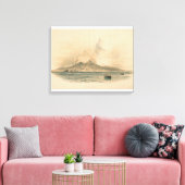Vesuvius Canvas Afdruk (Insitu (Woonkamer))