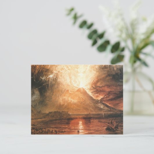 Vesuvius Erupting Briefkaart (Staand voorkant)