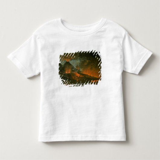 Vesuvius Erupting Kinder Shirts (Voorkant)