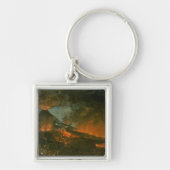 Vesuvius Erupting Sleutelhanger (Voorkant)