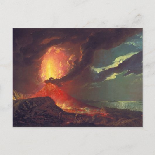 Vesuvius in Eruption Briefkaart (Voorkant)