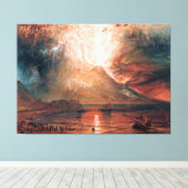 Vesuvius in Eruption by J. M. W. Turner (1820) Canvas Afdruk (Insitu (Houten vloer))