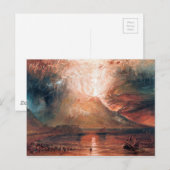 Vesuvius in Eruption door J. M. W. Turner (1820) Briefkaart (Voorkant / Achterkant)