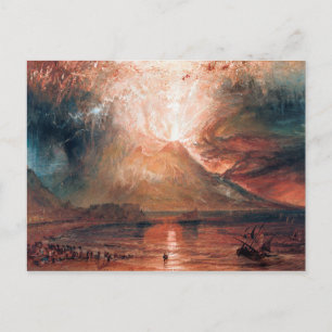 Vesuvius in Eruption door J. M. W. Turner (1820) Briefkaart