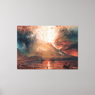 Vesuvius in Eruption door J. M. W. Turner (1820) Canvas Afdruk