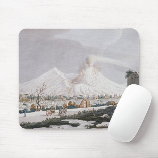 Vesuvius in Snow, bord V uit 'Campi Phlegraei: O Muismat (Met muis)