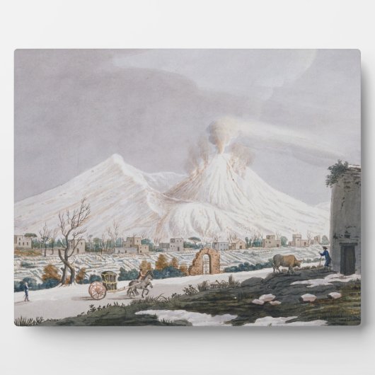 Vesuvius in Snow, bord V van 'Campi Phlegraei: O Fotoplaat (Voorkant)