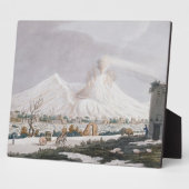 Vesuvius in Snow, bord V van 'Campi Phlegraei: O Fotoplaat (Zijkant)
