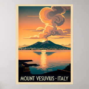 Vesuvius Italië V06 Poster