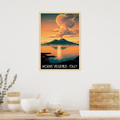 Vesuvius Italië V06 Poster (Keuken)