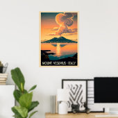 Vesuvius Italië V06 Poster (Thuiskantoor)